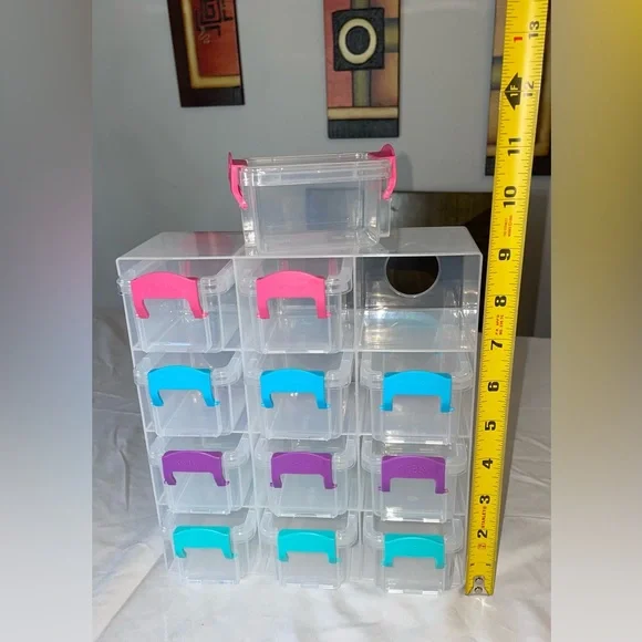 SET OF 12 MINI STORAGES NEVER USED - Picture 3 of 8